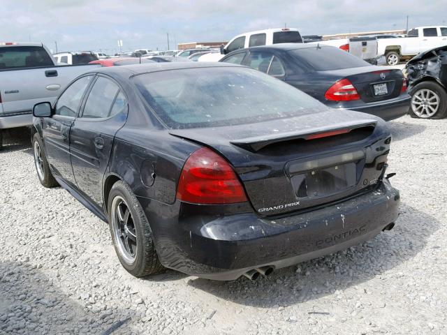 2G2WR524241113850 - 2004 PONTIAC GRAND PRIX BLACK photo 3