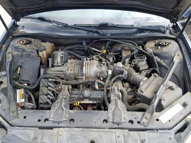 2G2WR524241113850 - 2004 PONTIAC GRAND PRIX BLACK photo 7