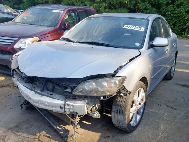 JM1BK32F181102077 - 2008 MAZDA 3 I SILVER photo 2