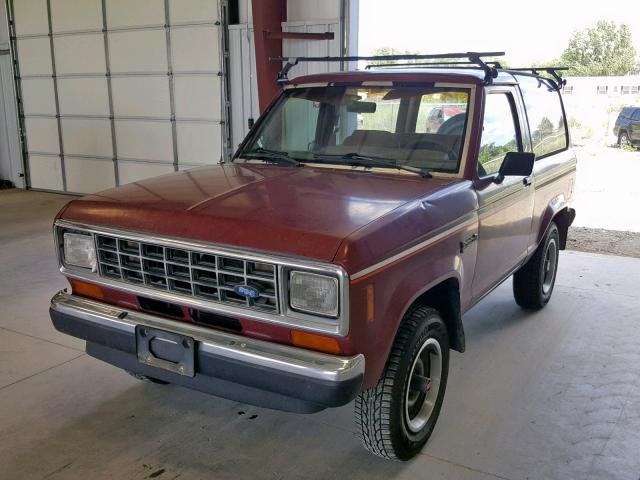 1FMCU14T6JUD96646 - 1988 FORD BRONCO II BROWN photo 2