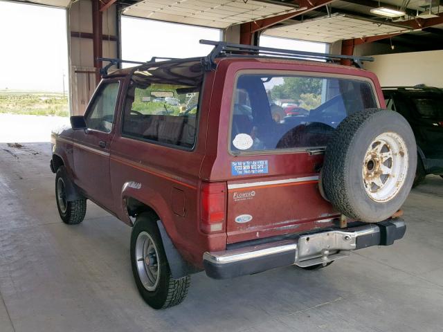 1FMCU14T6JUD96646 - 1988 FORD BRONCO II BROWN photo 3