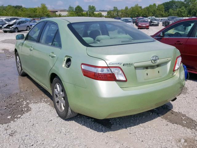 JTNBB46K973014678 - 2007 TOYOTA CAMRY NEW GREEN photo 3