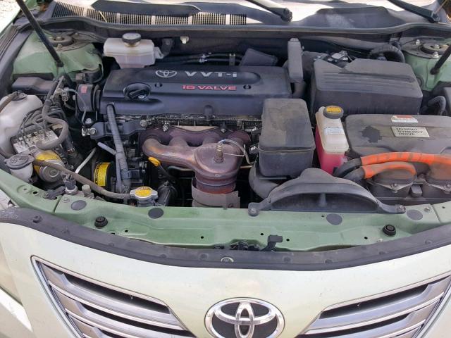 JTNBB46K973014678 - 2007 TOYOTA CAMRY NEW GREEN photo 7