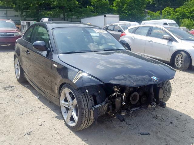 WBAUC9C51BVM09888 - 2011 BMW 135 I BLACK photo 1