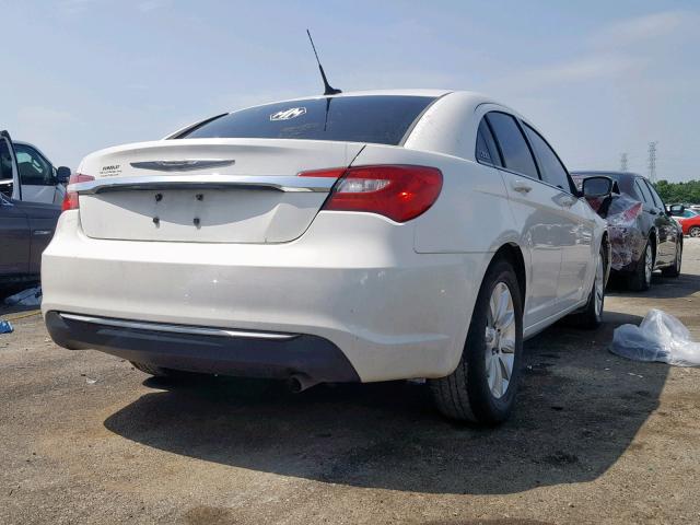 1C3BC1FB1BN500743 - 2011 CHRYSLER 200 TOURIN WHITE photo 4