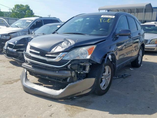 5J6RE4H72BL035121 - 2011 HONDA CR-V EXL GRAY photo 2