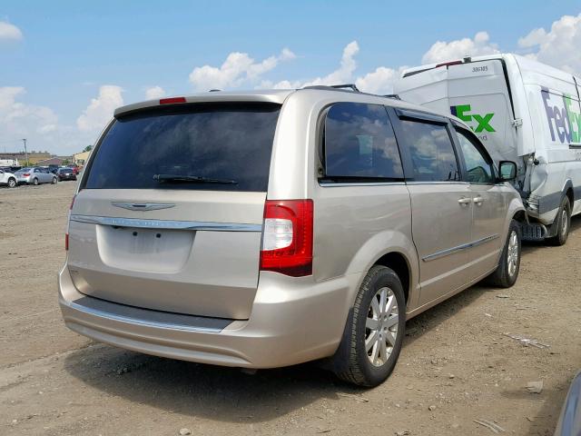 2C4RC1BG3ER445652 - 2014 CHRYSLER TOWN & COU GOLD photo 4