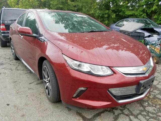 1G1RC6S56HU100823 - 2017 CHEVROLET VOLT LT RED photo 1