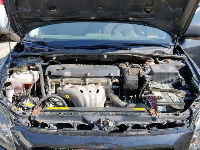 JTKDE167680261652 - 2008 TOYOTA SCION TC შავი ფოტო 7