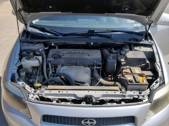 JTKDE167260134748 - 2006 TOYOTA SCION TC ვერცხლისფერი ფოტო 7