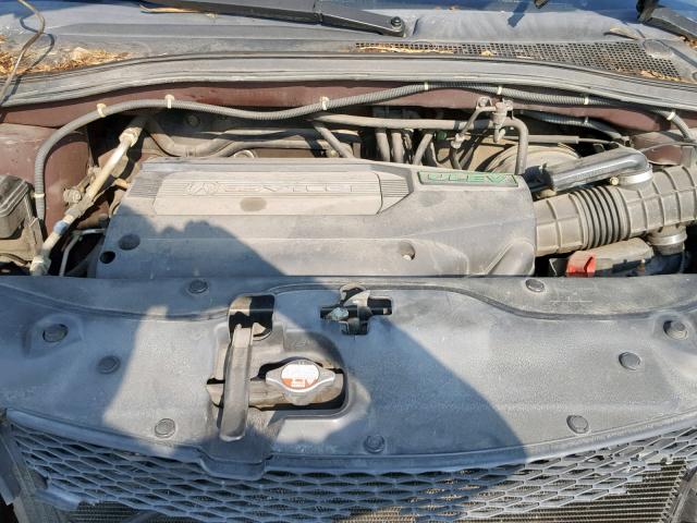 2HNYD18681H518872 - 2001 ACURA MDX TOURIN BURGUNDY photo 7