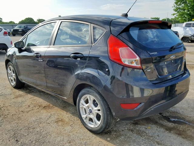 3FADP4EJ8EM125568 - 2014 FORD FIESTA SE BLACK photo 3