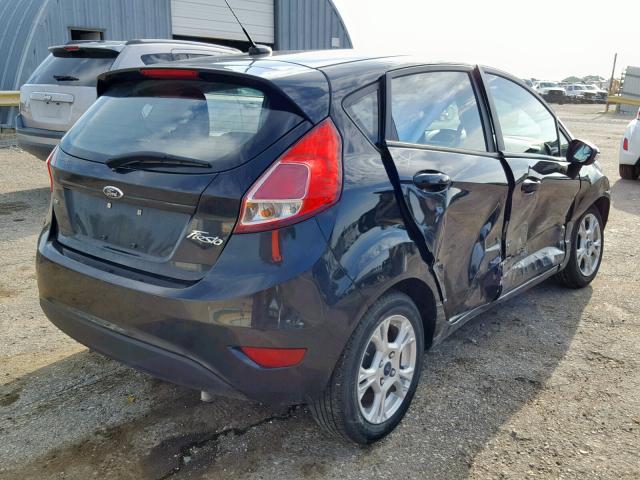 3FADP4EJ8EM125568 - 2014 FORD FIESTA SE BLACK photo 4