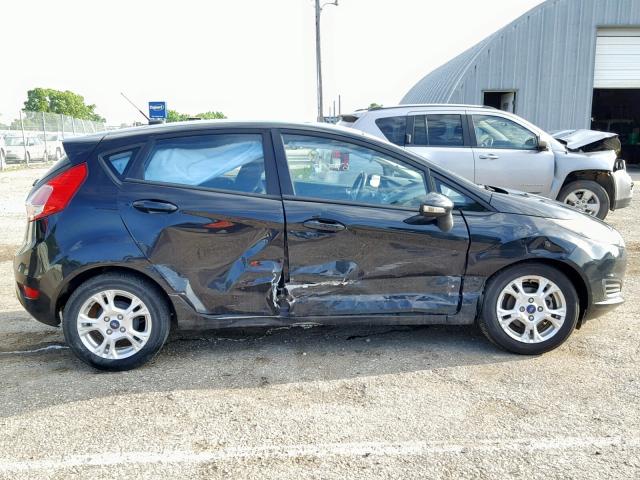 3FADP4EJ8EM125568 - 2014 FORD FIESTA SE BLACK photo 9