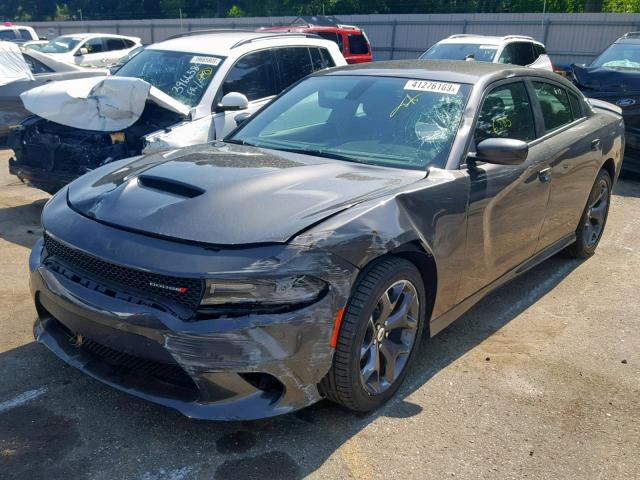 2C3CDXHG3KH597093 - 2019 DODGE CHARGER GT GRAY photo 2