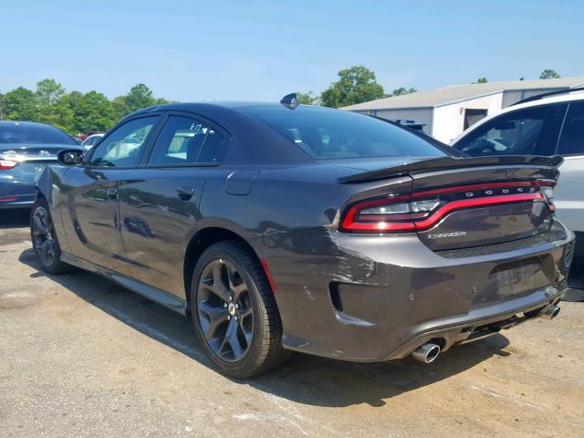2C3CDXHG3KH597093 - 2019 DODGE CHARGER GT GRAY photo 3