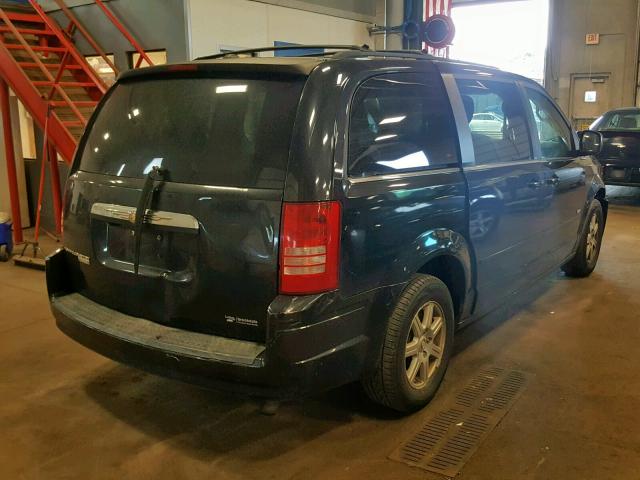 2A8HR54P48R843383 - 2008 CHRYSLER TOWN & COU BLACK photo 4