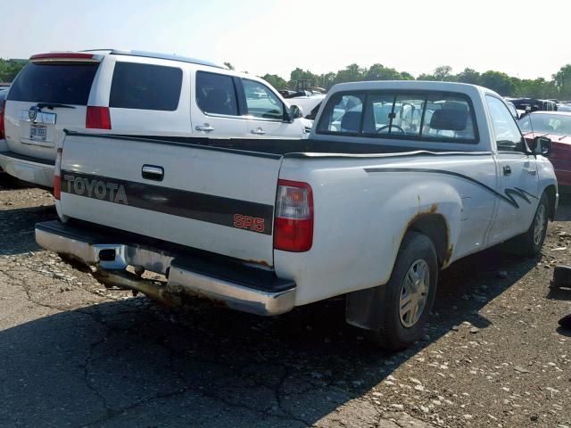 JT4VD10C8P0003572 - 1993 TOYOTA T100 SR5 WHITE photo 4