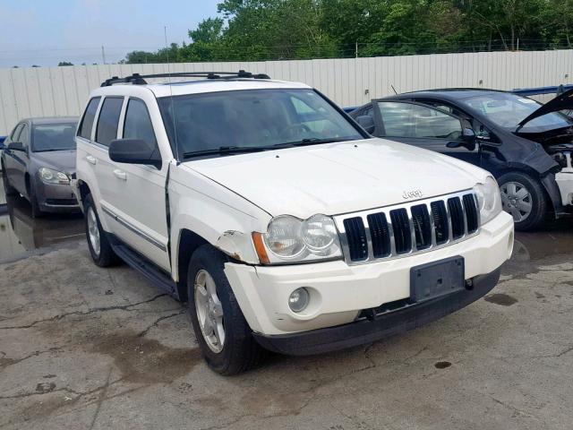 1J8HR58P67C554698 - 2007 JEEP GRAND CHER WHITE photo 1