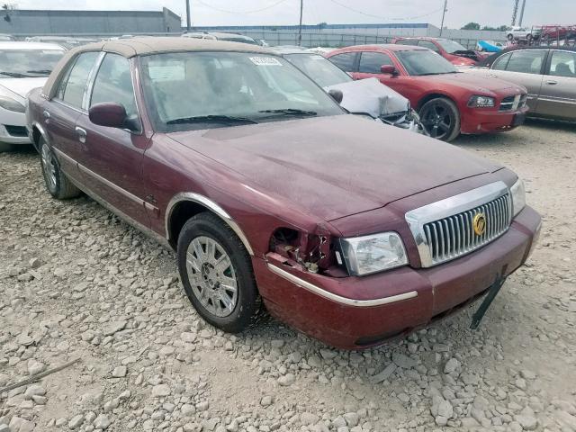 2MEFM74VX6X606279 - 2006 MERCURY GRAND MARQ MAROON photo 1