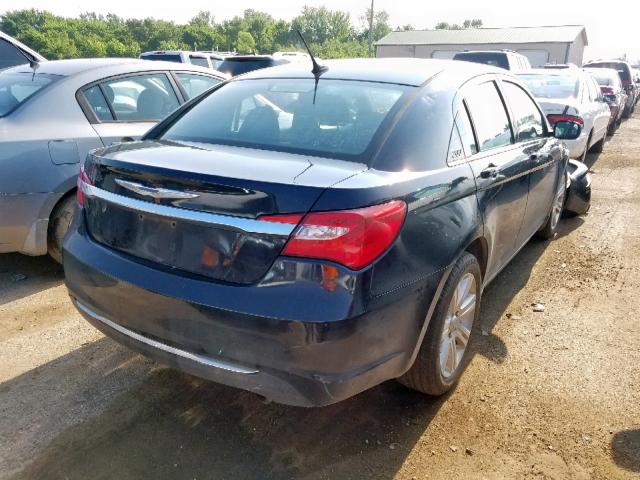 1C3CCBBB5DN694812 - 2013 CHRYSLER 200 TOURIN BLACK photo 4