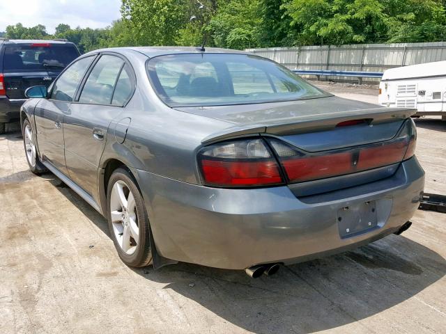 1G2HZ54Y55U136070 - 2005 PONTIAC BONNEVILLE CHARCOAL photo 3