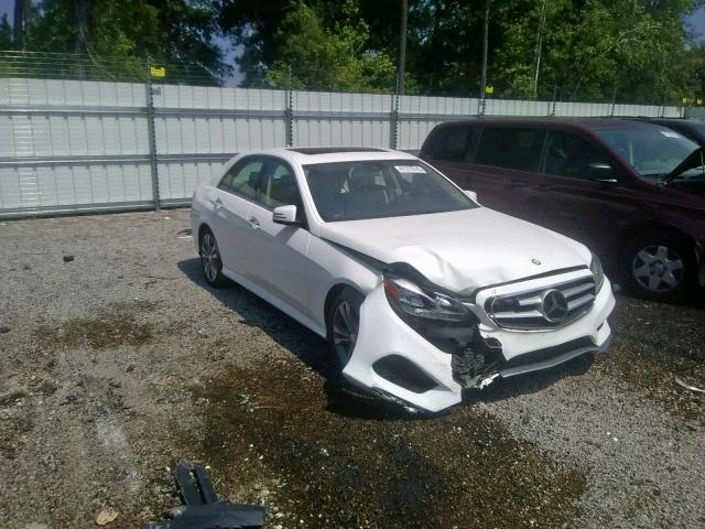 WDDHF5KB9EA838189 - 2014 MERCEDES-BENZ E 350 WHITE photo 1