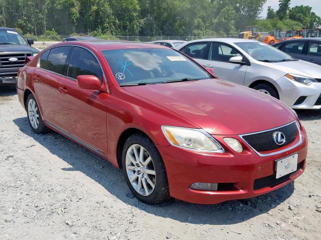 JTHBH96S065044699 - 2006 LEXUS GS 300 RED photo 1