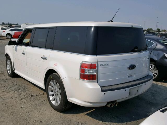 2FMDK52C49BA04009 - 2009 FORD FLEX SEL WHITE photo 3