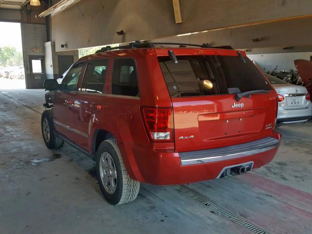 1J4HR58255C698519 - 2005 JEEP GRAND CHER RED photo 3