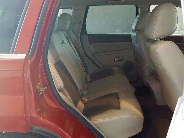 1J4HR58255C698519 - 2005 JEEP GRAND CHER RED photo 6