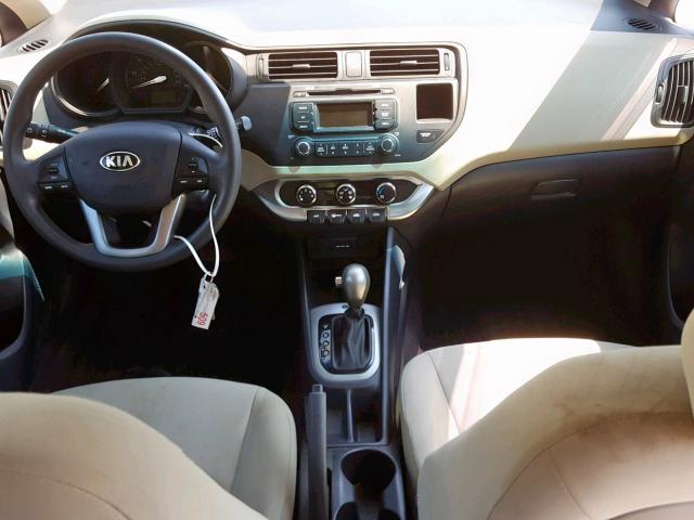 KNADM5A39D6228882 - 2013 KIA RIO LX WHITE photo 9