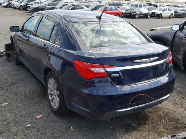 1C3CCBBG3DN677986 - 2013 CHRYSLER 200 TOURIN BLUE photo 3