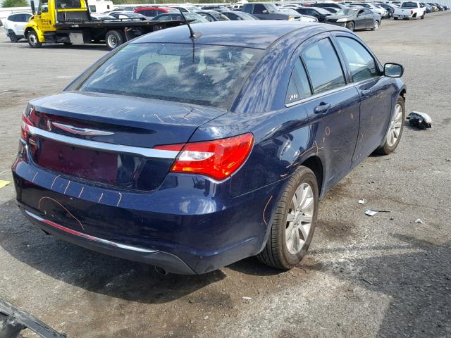 1C3CCBBG3DN677986 - 2013 CHRYSLER 200 TOURIN BLUE photo 4