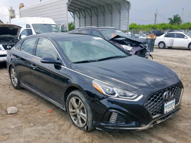 5NPE34AF4JH689505 - 2018 HYUNDAI SONATA SPO BLACK photo 1