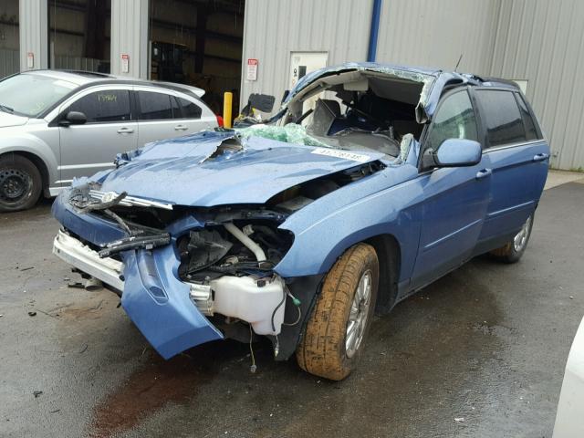 2A8GM68X47R155229 - 2007 CHRYSLER PACIFICA T BLUE photo 2