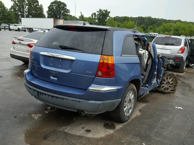 2A8GM68X47R155229 - 2007 CHRYSLER PACIFICA T BLUE photo 4