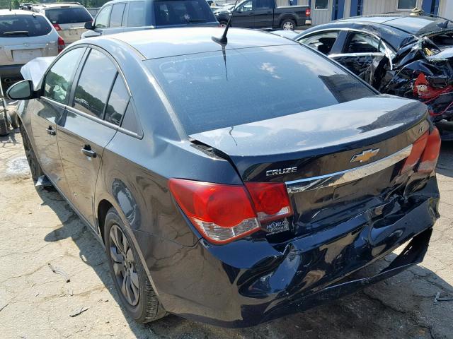 1G1PA5SH5E7381640 - 2014 CHEVROLET CRUZE LS BLACK photo 3