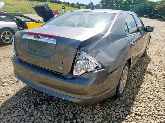 3FAHP0JG6AR127000 - 2010 FORD FUSION SEL GRAY photo 4