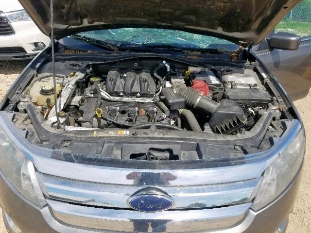 3FAHP0JG6AR127000 - 2010 FORD FUSION SEL GRAY photo 7