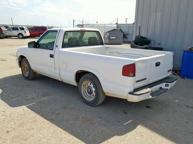 1GTCS145828170324 - 2002 GMC SONOMA WHITE photo 3