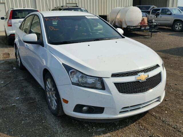 1G1PK5S91B7262534 - 2011 CHEVROLET CRUZE ECO WHITE photo 1