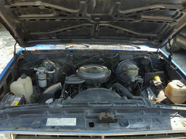 1GNER16K6HF185679 - 1987 CHEVROLET SUBURBAN R BLUE photo 7