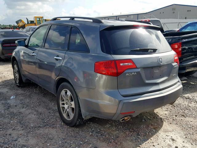 2HNYD28238H529940 - 2008 ACURA MDX GRAY photo 3