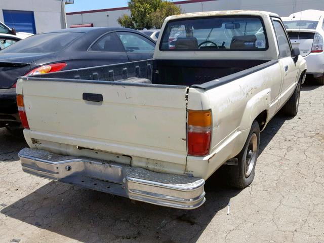 JT4RN50A2J0339911 - 1988 TOYOTA PICKUP 1/2 BEIGE photo 4