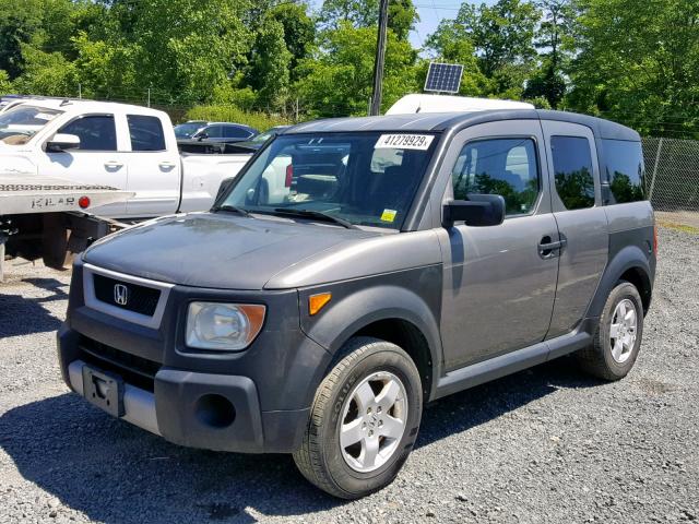 5J6YH27655L033612 - 2005 HONDA ELEMENT EX GRAY photo 2