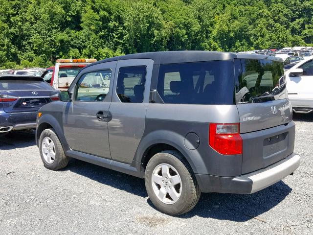 5J6YH27655L033612 - 2005 HONDA ELEMENT EX GRAY photo 3