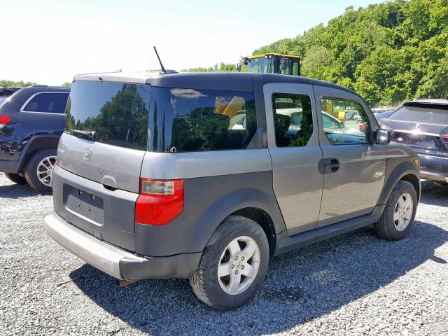 5J6YH27655L033612 - 2005 HONDA ELEMENT EX GRAY photo 4