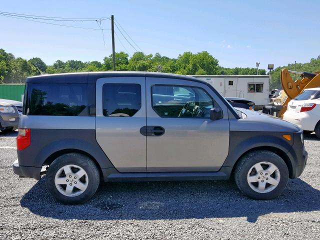 5J6YH27655L033612 - 2005 HONDA ELEMENT EX GRAY photo 9