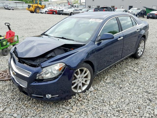 1G1ZK577494191843 - 2009 CHEVROLET MALIBU LTZ შავი ფოტო 2